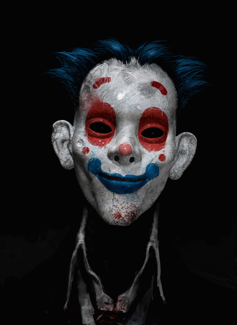 Illustration for article titled Never-seen Dark Knight concept art reveals the terrifying origins of the Joker's Clown Gang